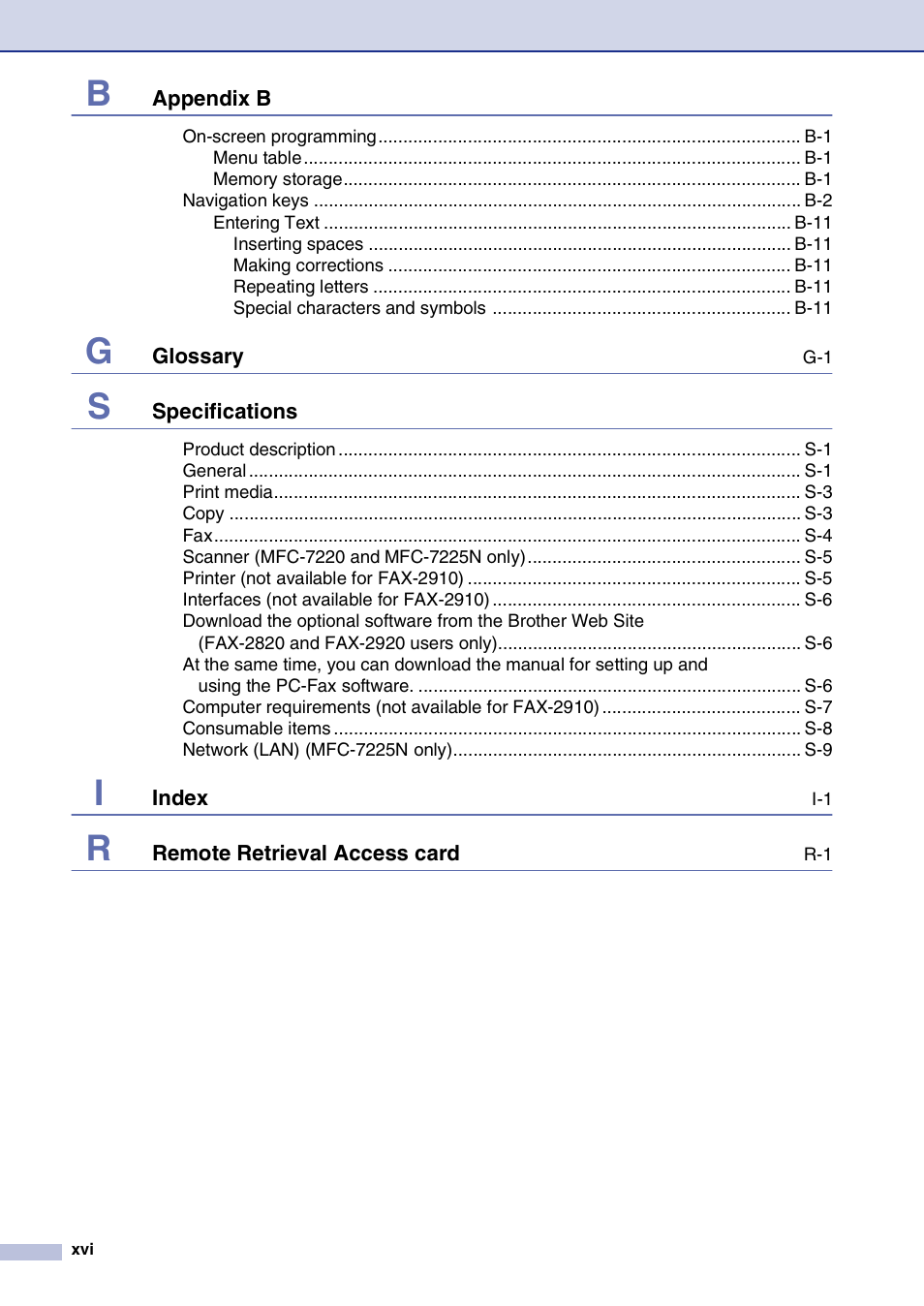 Brother IntelliFax-2820 User Manual | Page 18 / 159