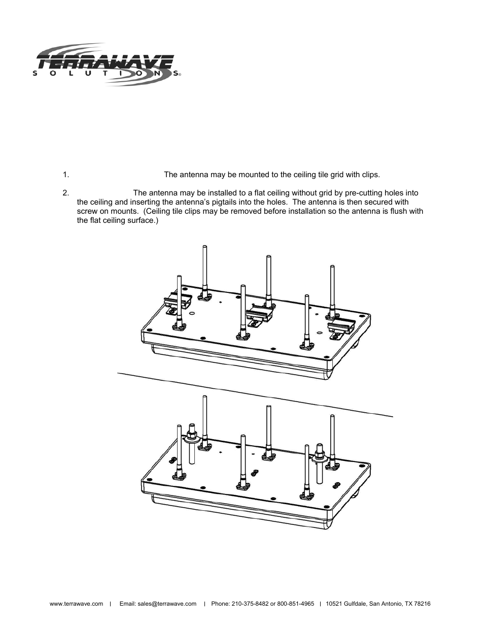 TerraWave M6025045MO13620 User Manual | Page 2 / 2
