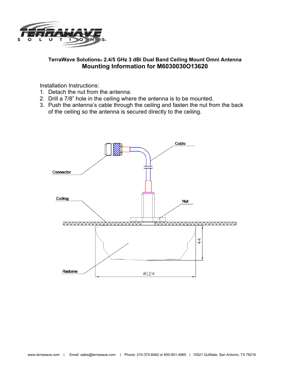 TerraWave M6030030O13620 User Manual | Page 2 / 2