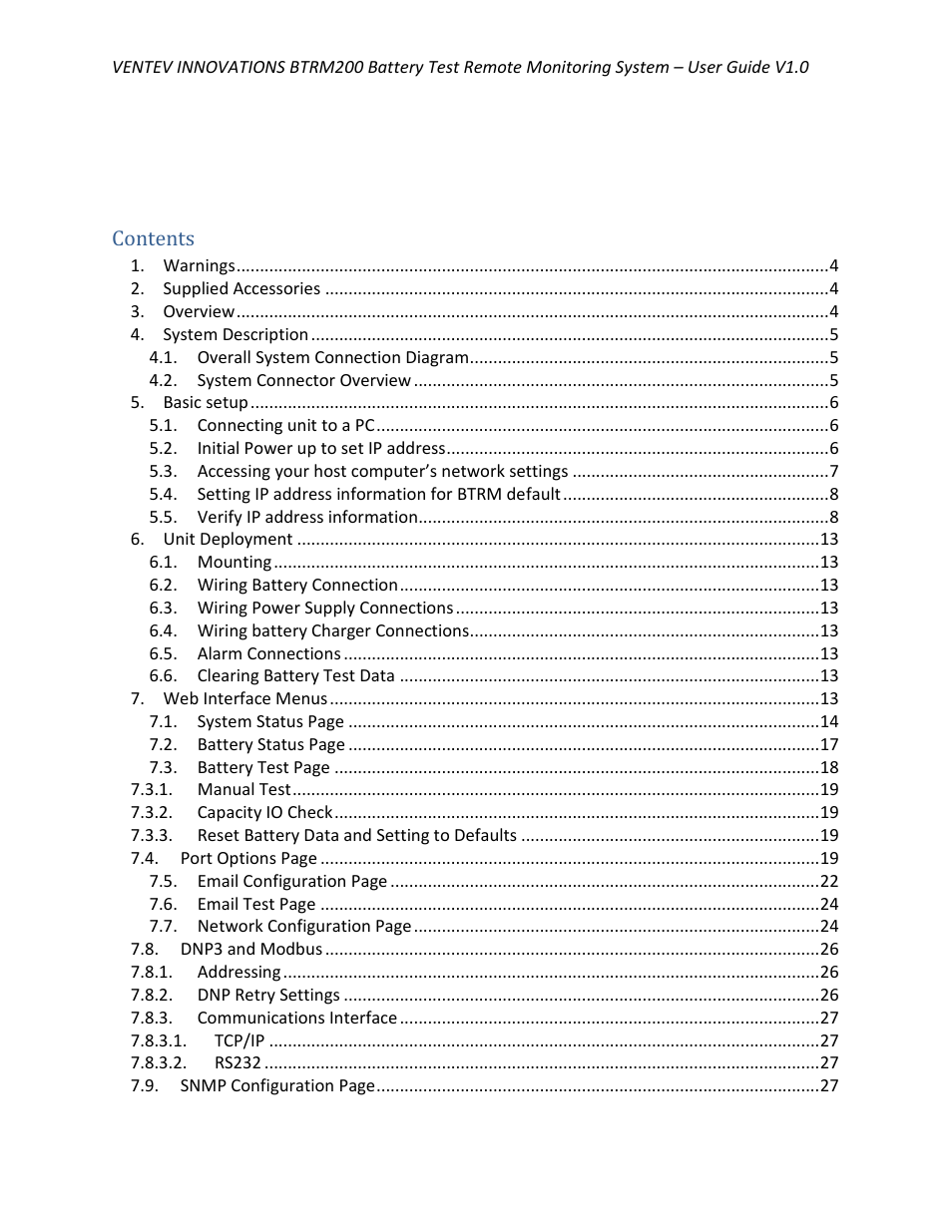 TerraWave BTRM-200 User Manual | Page 2 / 51