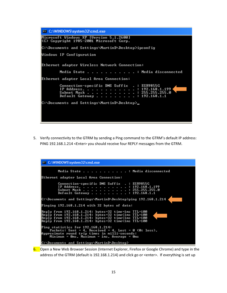 TerraWave GTRM 100 KIT V3.0 User Manual | Page 15 / 37