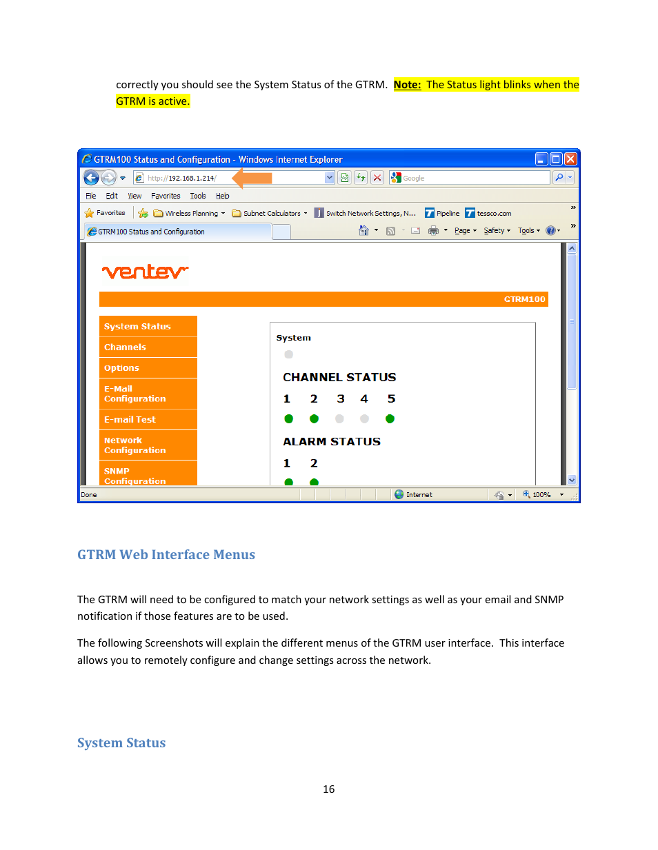 TerraWave GTRM 100 KIT V3.0 User Manual | Page 16 / 37