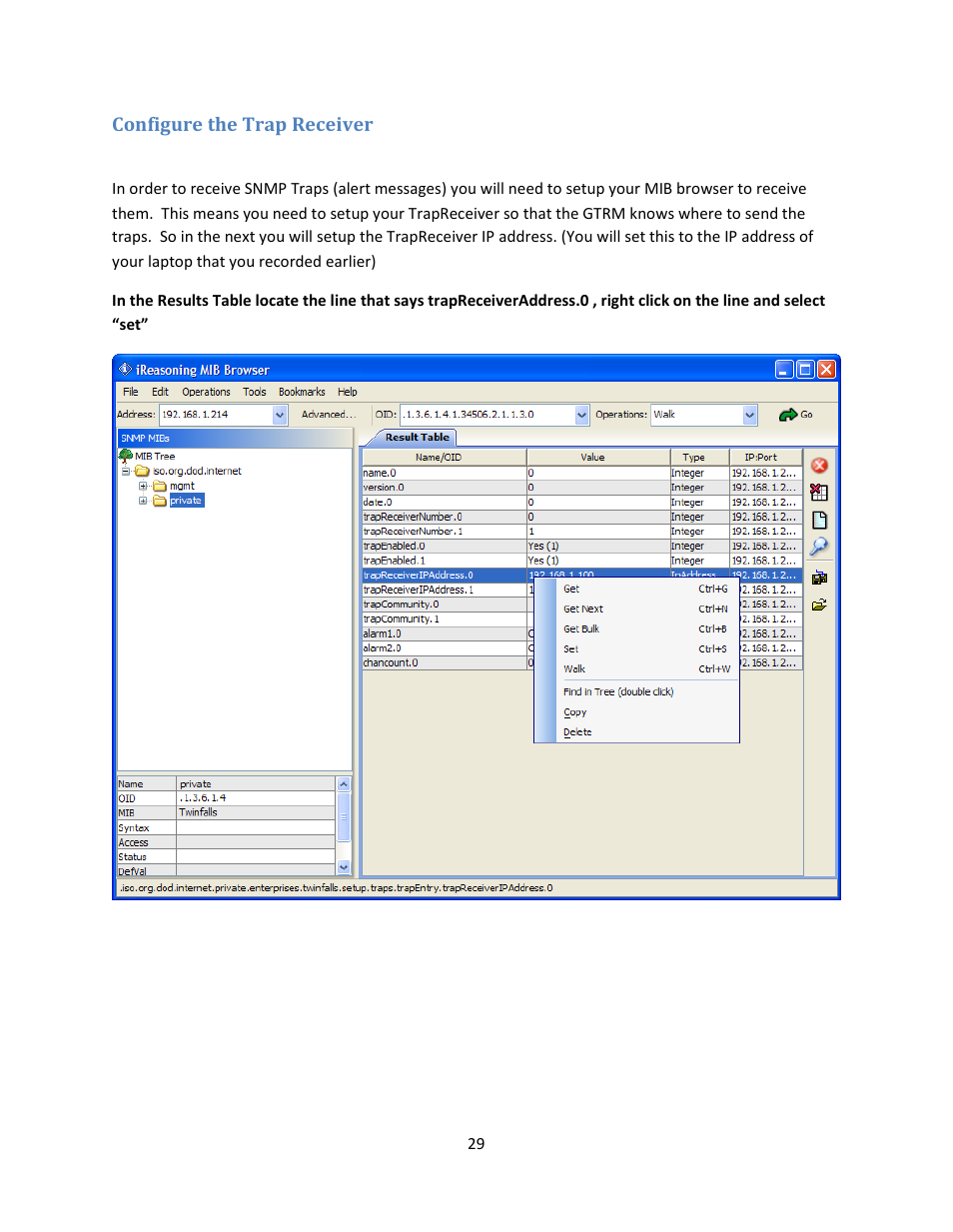 TerraWave GTRM 100 KIT V3.0 User Manual | Page 29 / 37