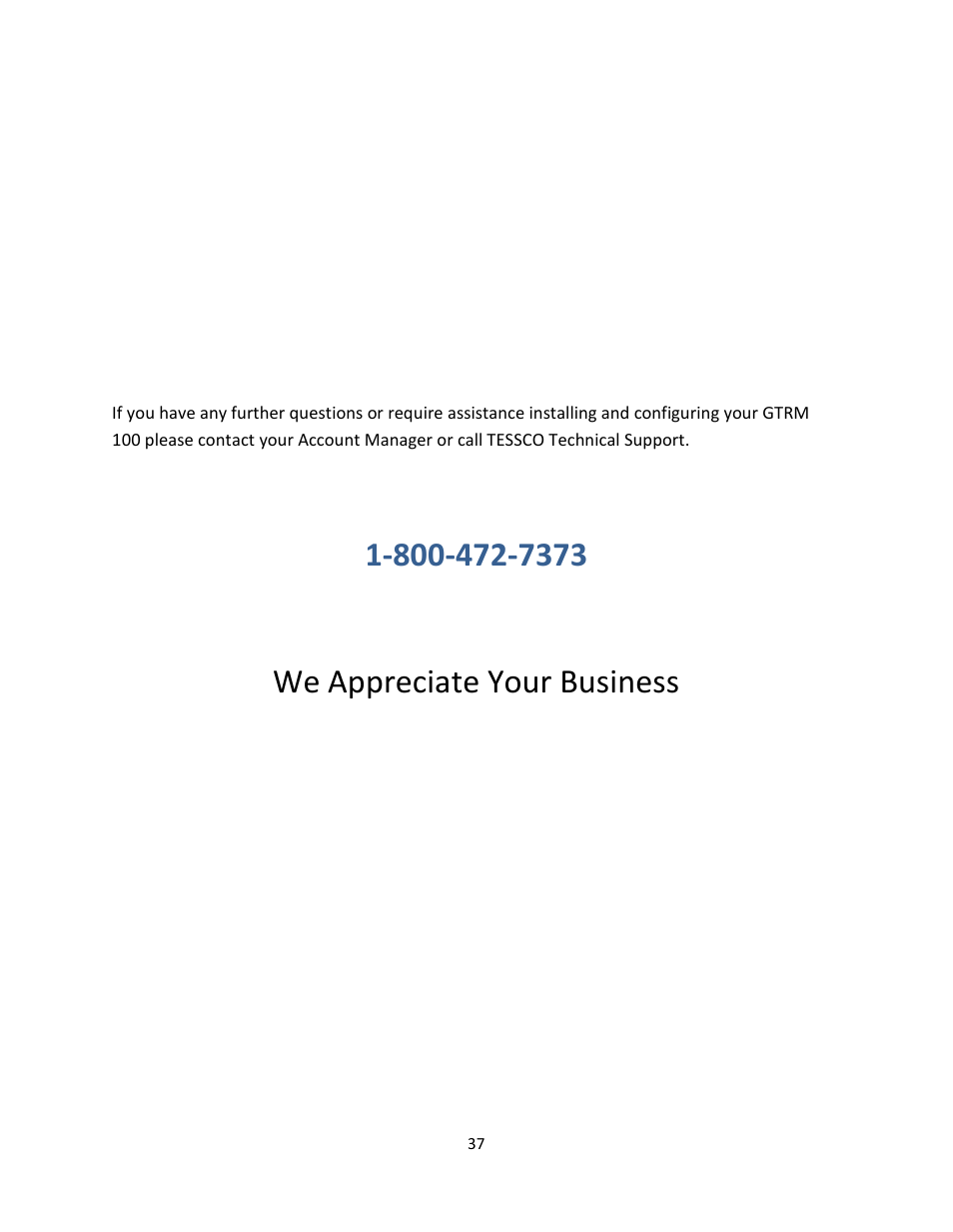 TerraWave GTRM 100 KIT V3.0 User Manual | Page 37 / 37