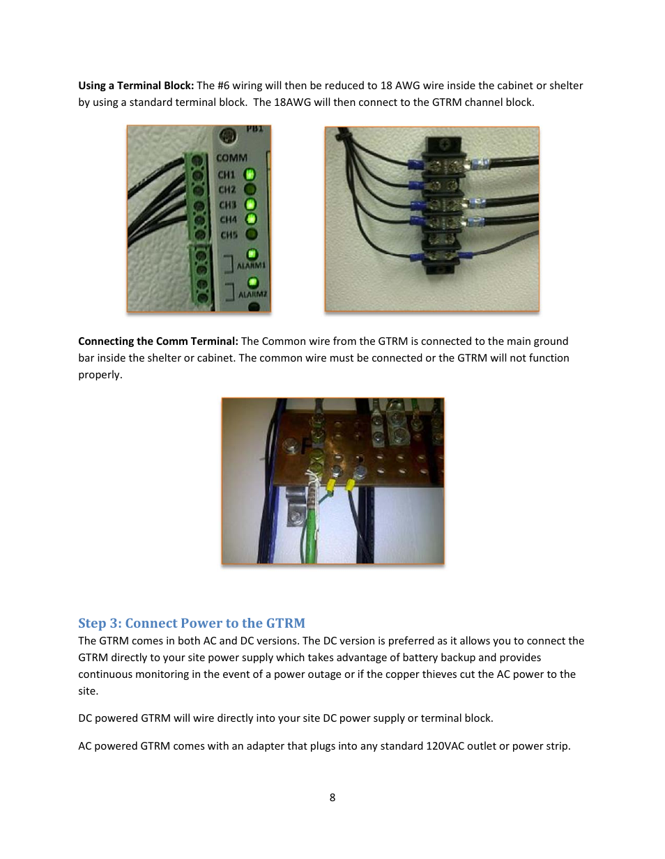 TerraWave GTRM 100 KIT V3.0 User Manual | Page 8 / 37