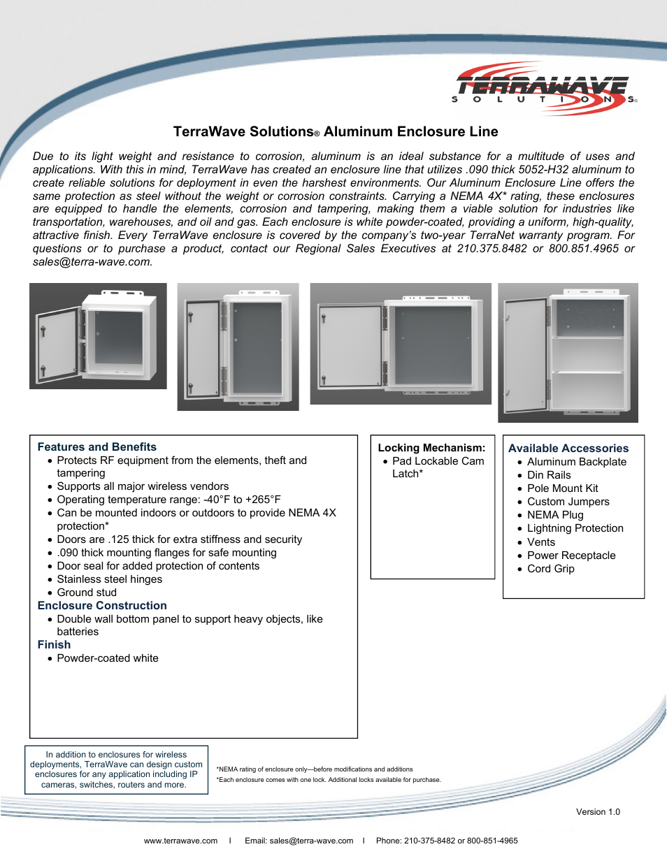 TerraWave 707769 User Manual | 3 pages