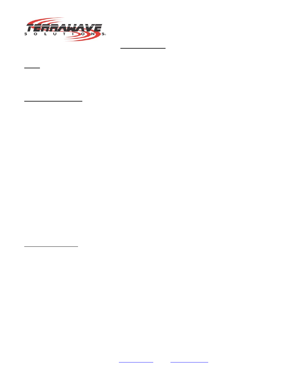 TerraWave TWSD16128PHC User Manual | Page 10 / 12