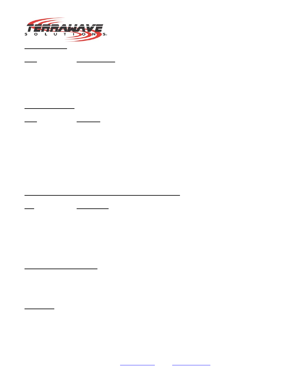 TerraWave TWSD16128PHC User Manual | Page 8 / 12