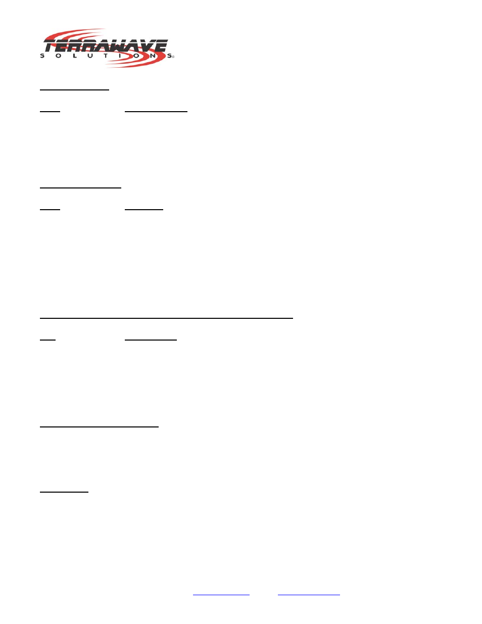 TerraWave TWSD16128PHC-UL User Manual | Page 10 / 14