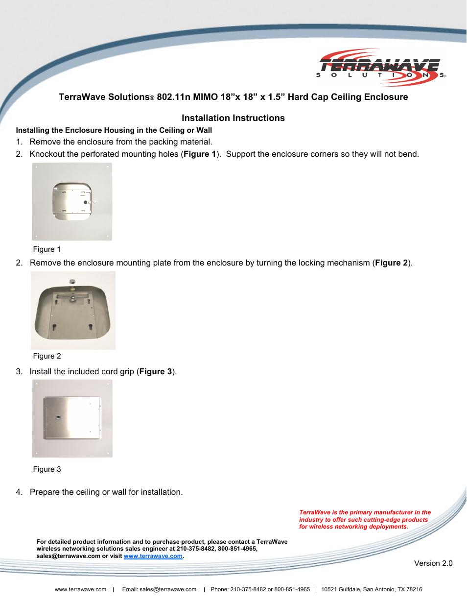 TerraWave TW-HC-1142A User Manual | Page 2 / 4