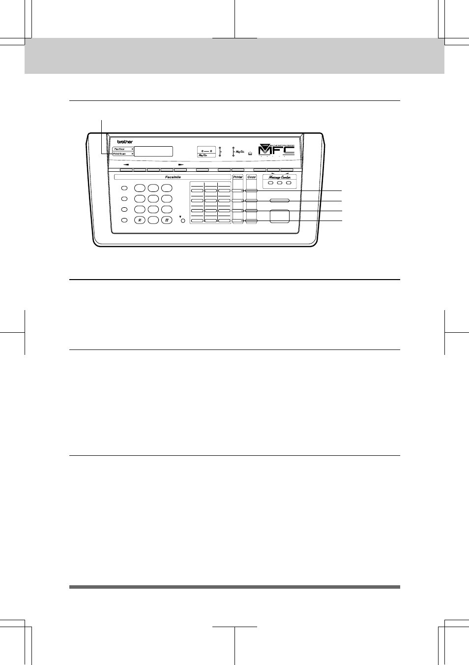 Using the mfc as a printer, Control panel keys simultaneous operation, On/offline key | Ff/cont key | Brother MFC 7550MC User Manual | Page 158 / 235