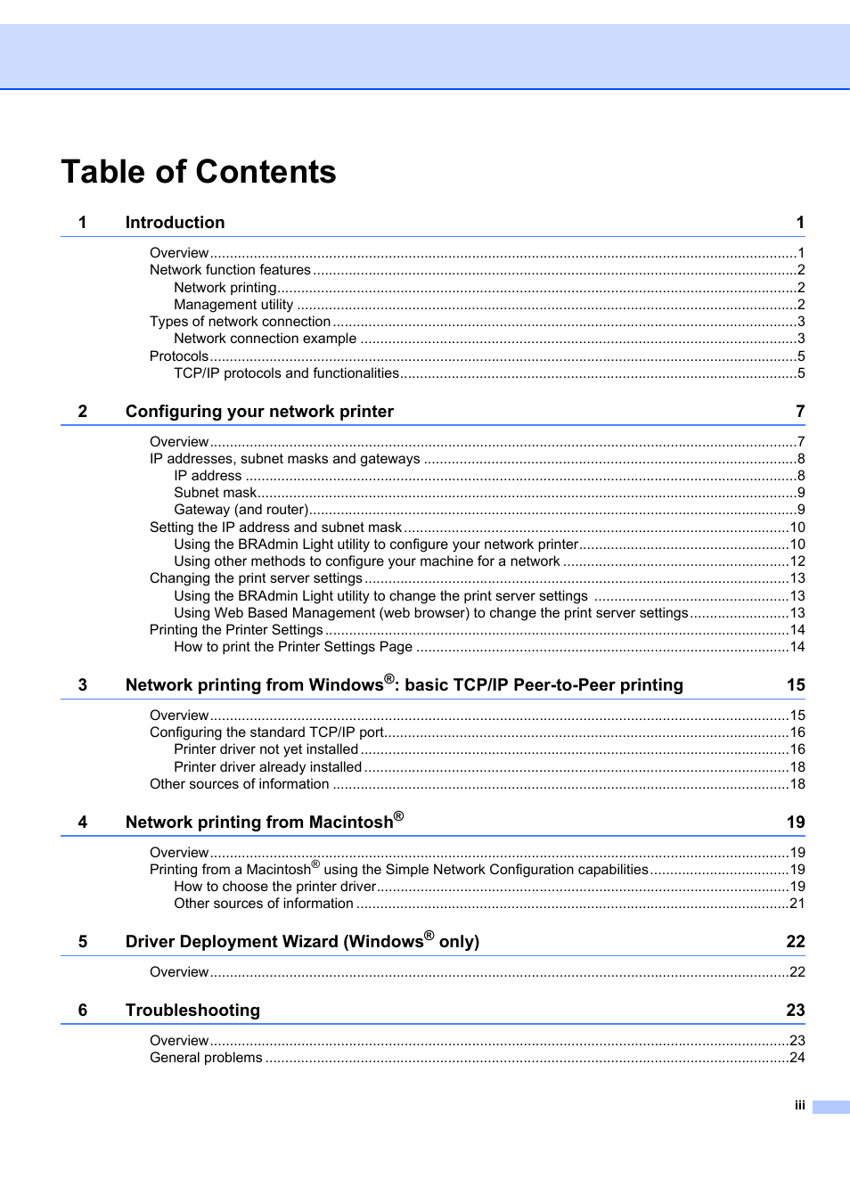 Brother ETHERNET QL-580N User Manual | Page 4 / 42