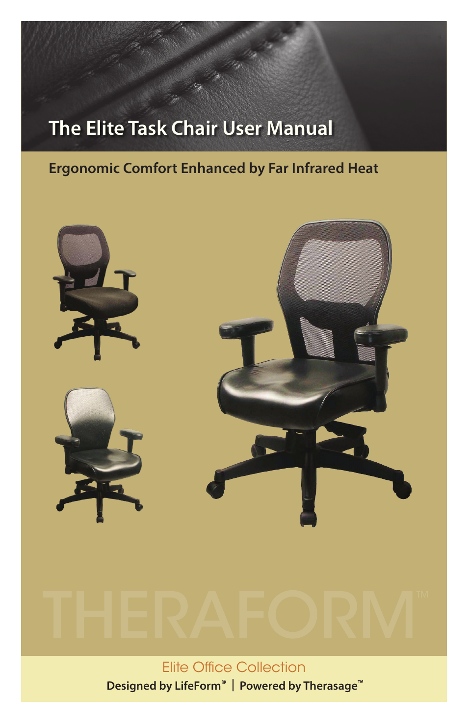 Therasage Task Chair User Manual | 8 pages