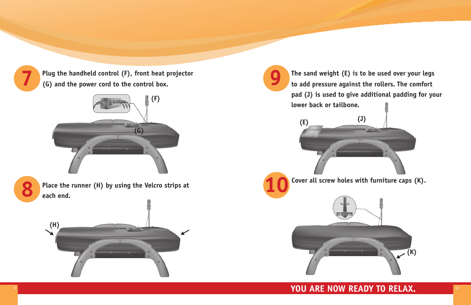 Therasage RX8000 Series User Manual | Page 6 / 8