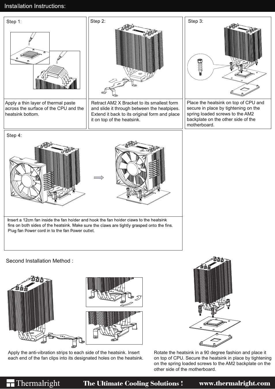 Venomous_x_rt am2-2 0422 | Thermalright Venomous X RT_AM2_AM3 User Manual | Page 2 / 2