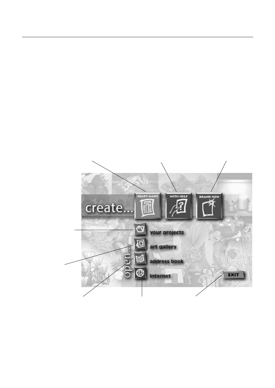 The world of printmaster gold, The hub screen | Brother LX-910D User Manual | Page 44 / 50