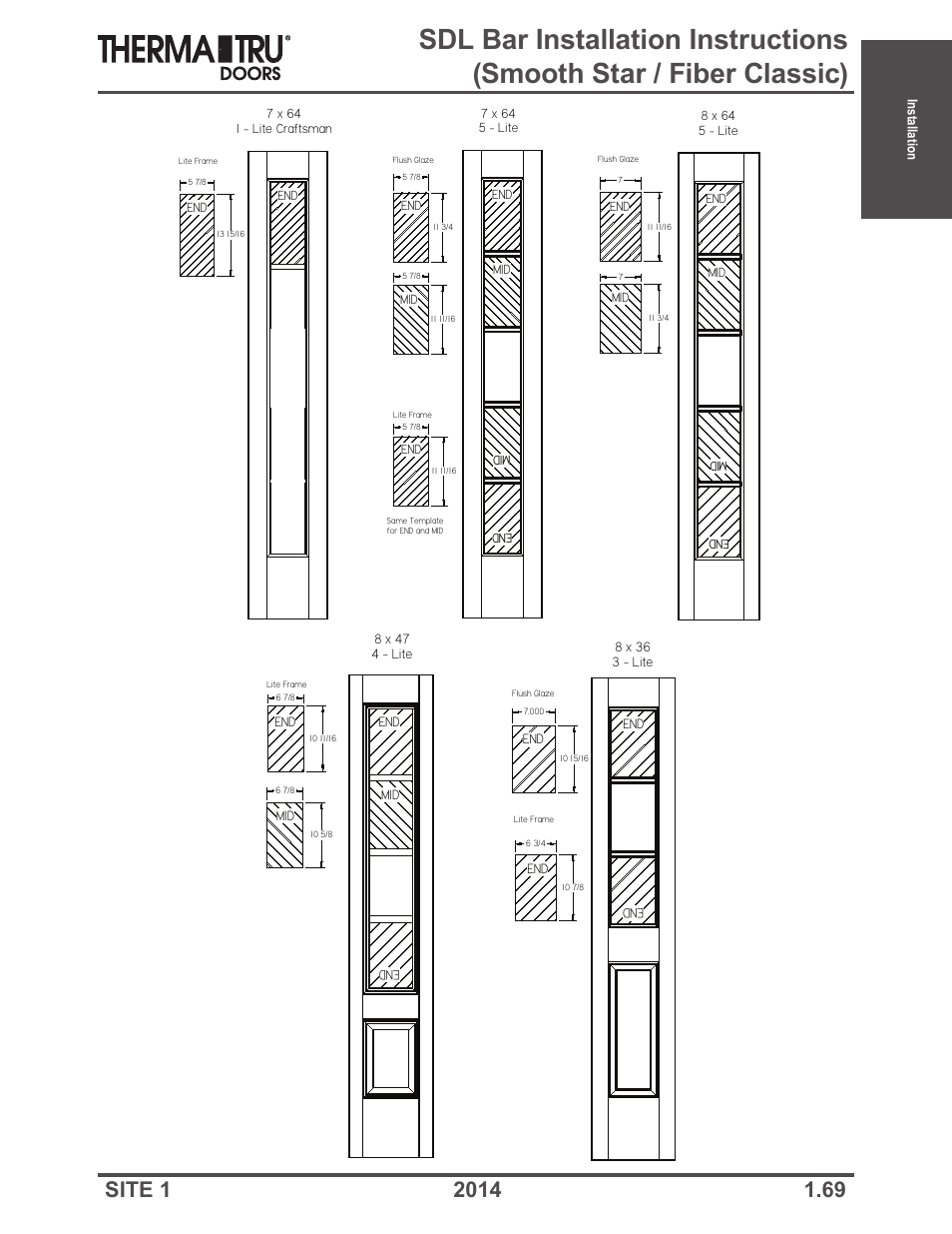 Therma-Tru Doors Installation User Manual | Page 69 / 76