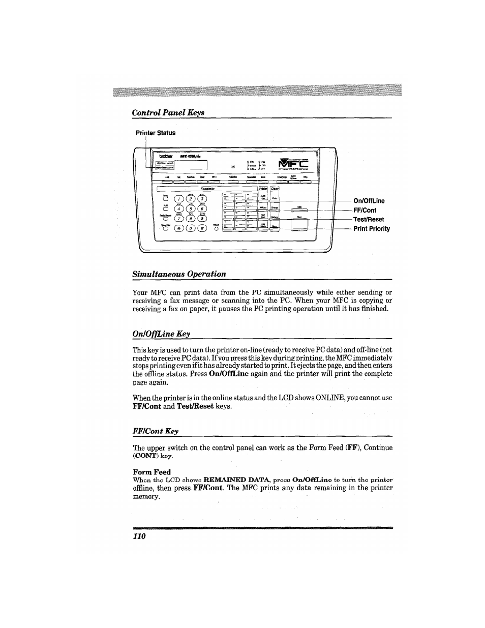 Brother MFC4550 PLUS User Manual | Page 122 / 206