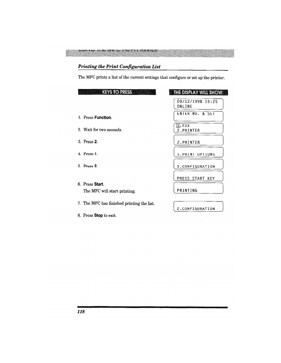 Brother MFC4550 PLUS User Manual | Page 130 / 206
