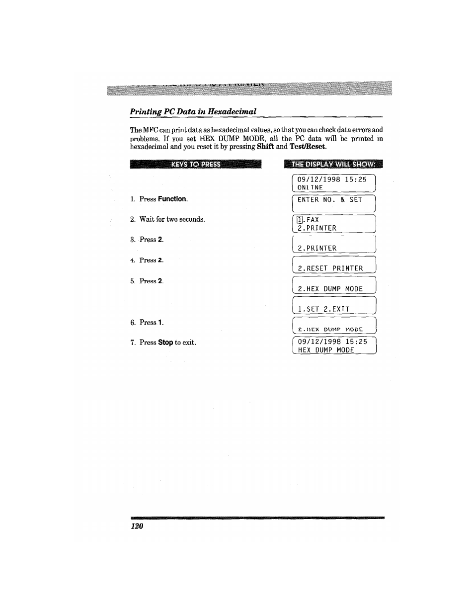 Brother MFC4550 PLUS User Manual | Page 132 / 206