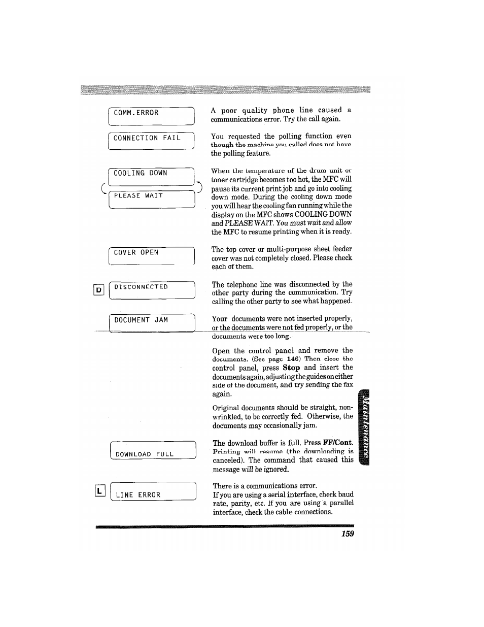 Brother MFC4550 PLUS User Manual | Page 171 / 206