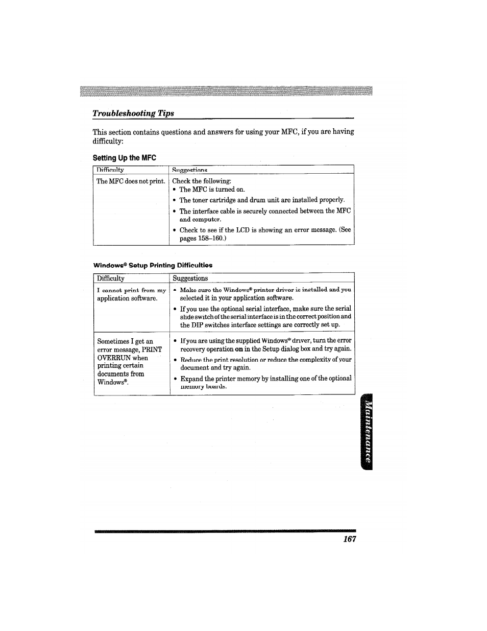 Setting up the mfc | Brother MFC4550 PLUS User Manual | Page 179 / 206