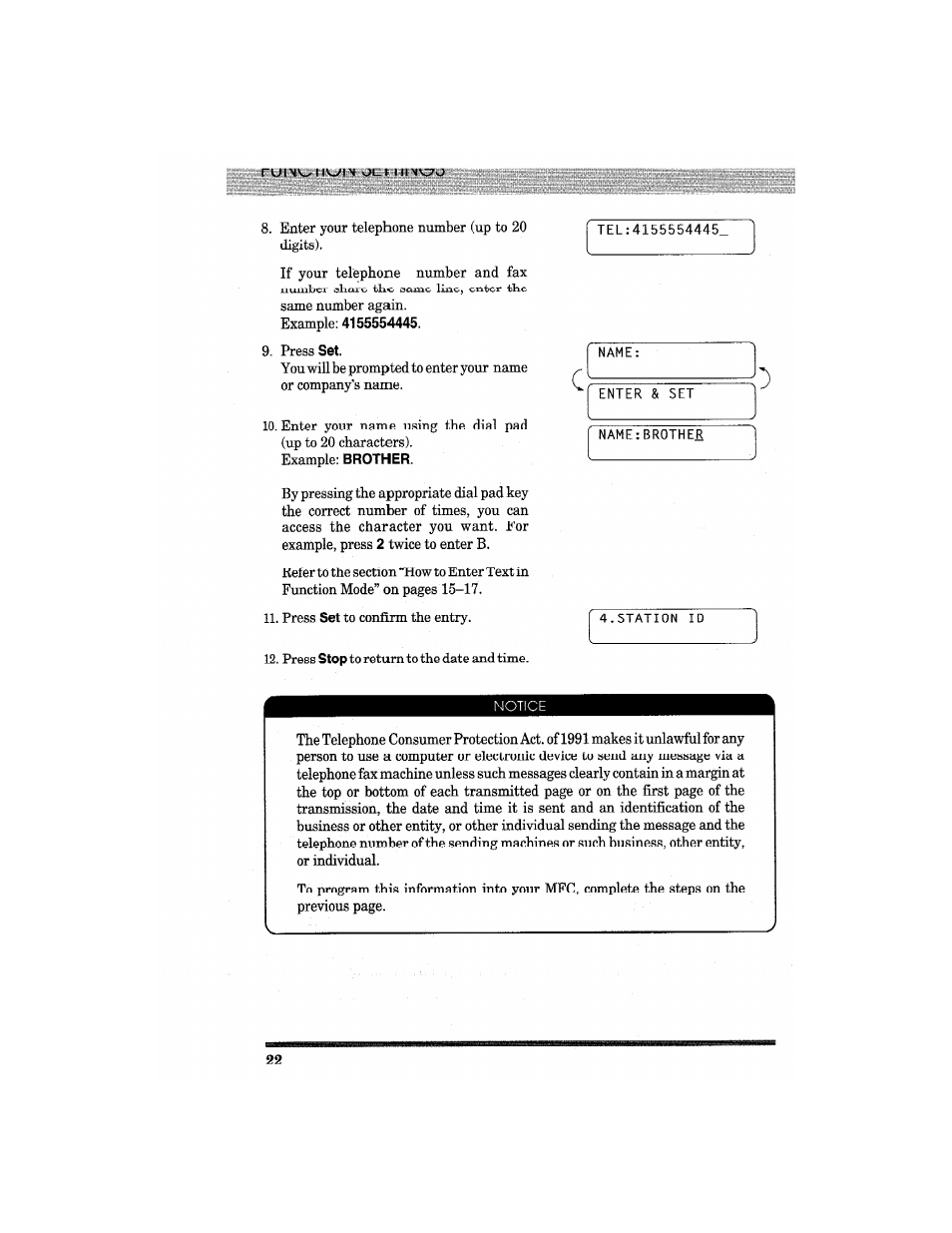 Brother MFC4550 PLUS User Manual | Page 34 / 206