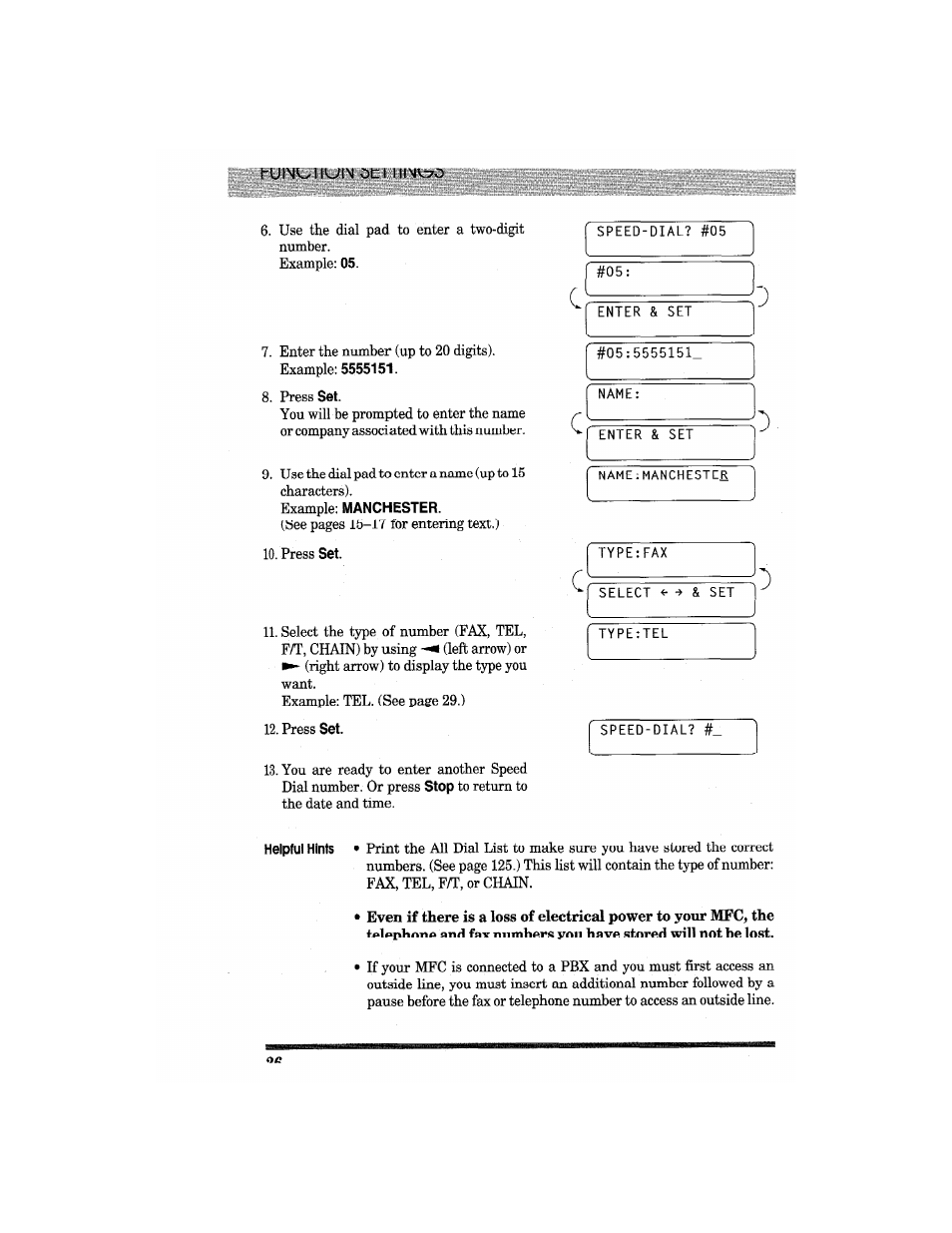 Chain) | Brother MFC4550 PLUS User Manual | Page 38 / 206