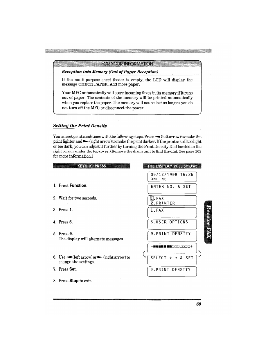 Brother MFC4550 PLUS User Manual | Page 81 / 206