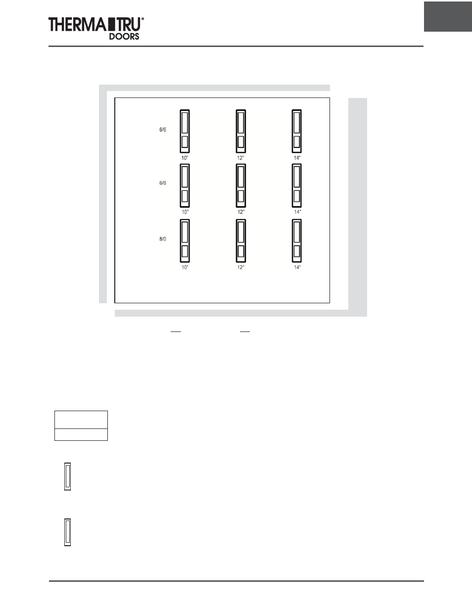 Unit and rough opening sizing, Sidelite, Sidelite - inswing | Sidelite - outswing | Therma-Tru ARCH 1 Dimensional Data - U1 Revised User Manual | Page 21 / 70