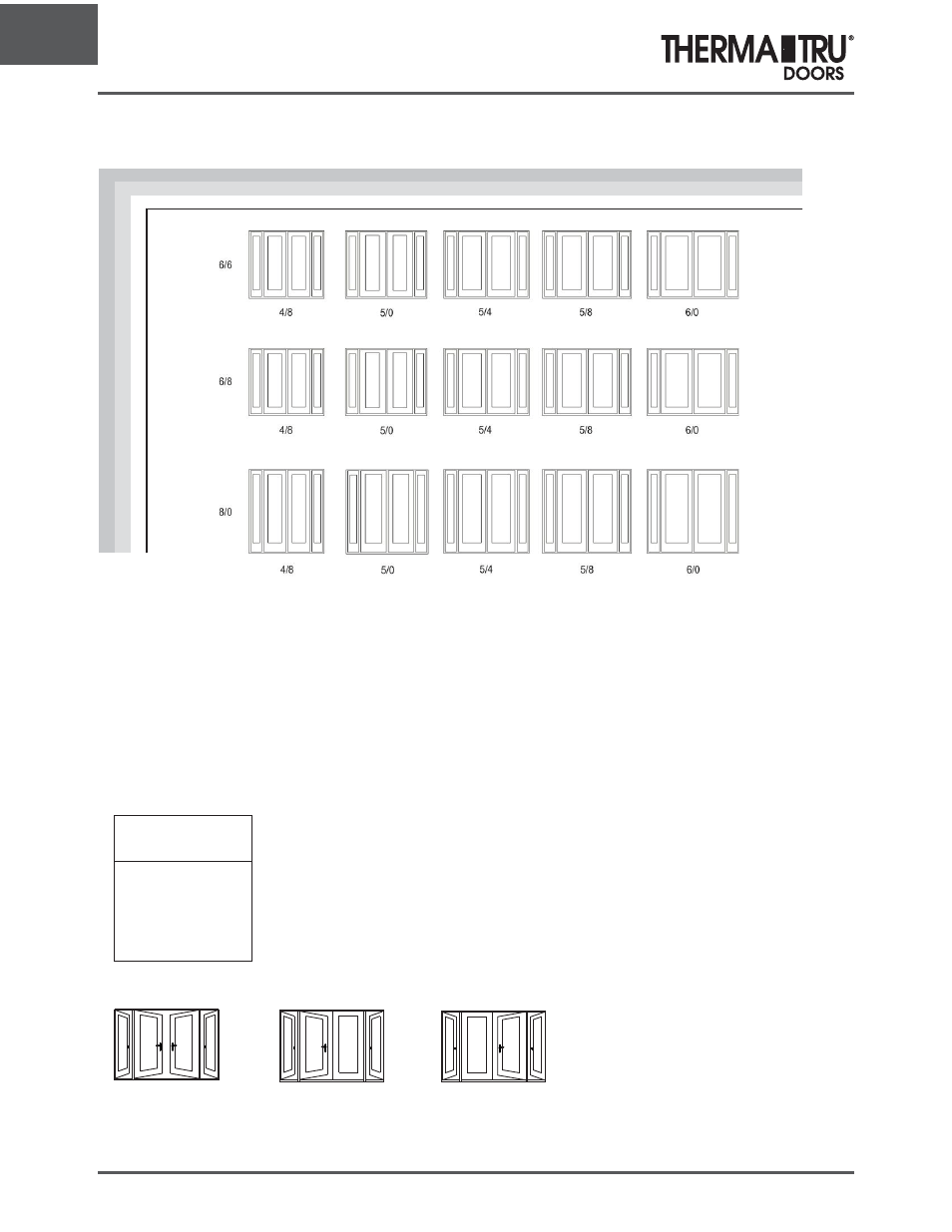 Unit and rough opening sizing | Therma-Tru ARCH 1 Dimensional Data - U1 Revised User Manual | Page 26 / 70