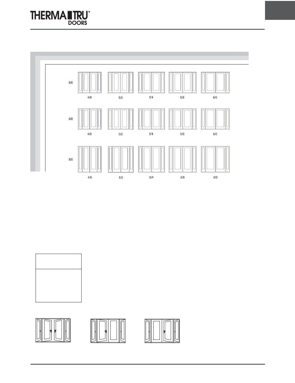 Unit and rough opening sizing, Inswing | Therma-Tru ARCH 1 Dimensional Data - U1 Revised User Manual | Page 27 / 70