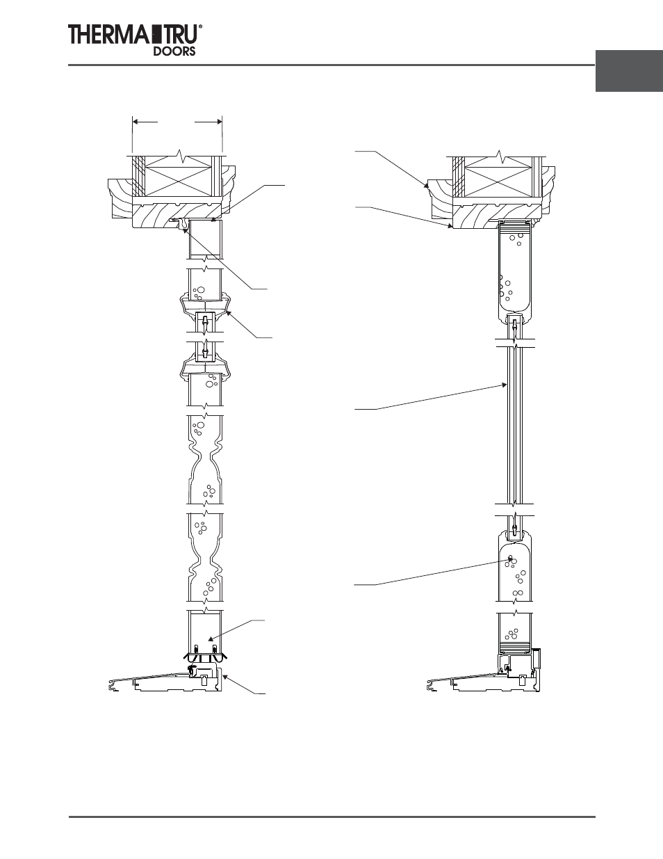 Classic-craft canvas style | Therma-Tru ARCH 2 Architectural Details - U1 Revised User Manual | Page 29 / 98