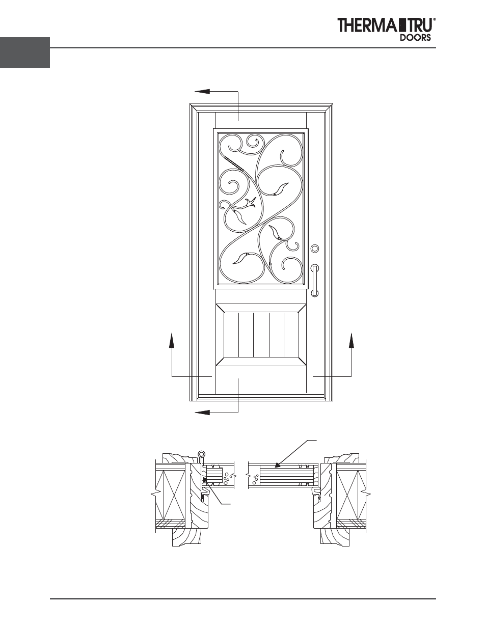 Classic-craft canvas style | Therma-Tru ARCH 2 Architectural Details - U1 Revised User Manual | Page 30 / 98