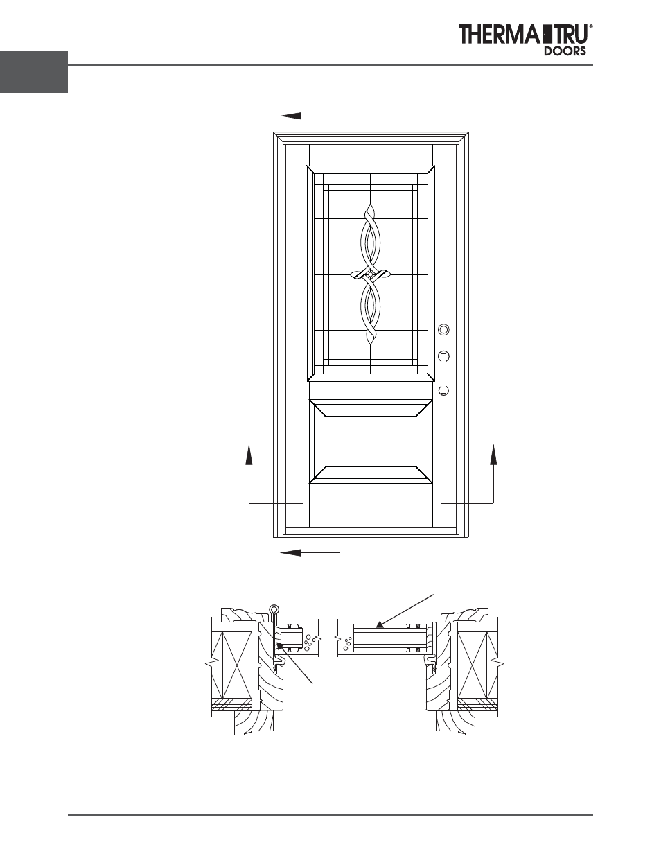 Classic-craft canvas style | Therma-Tru ARCH 2 Architectural Details - U1 Revised User Manual | Page 32 / 98