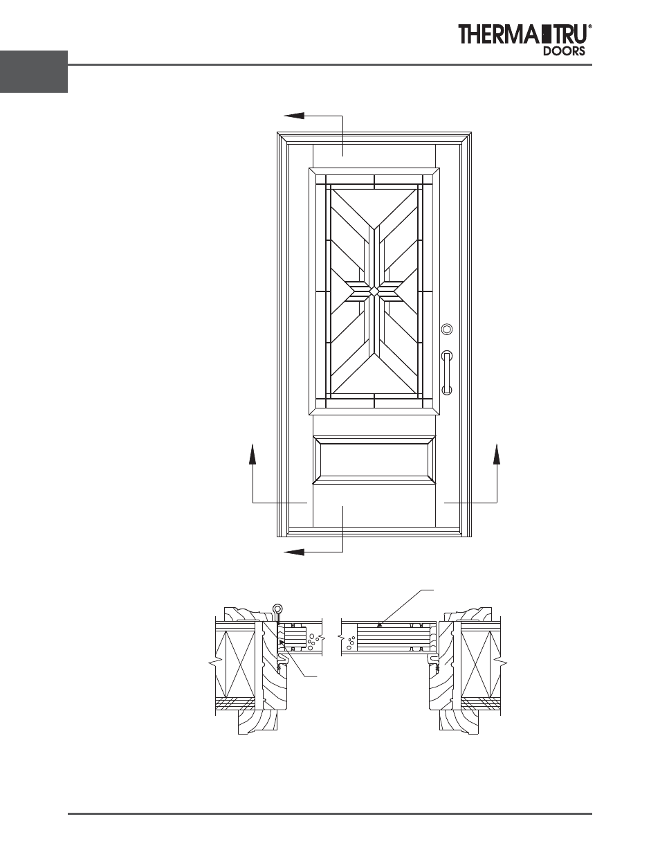 Classic-craft canvas style | Therma-Tru ARCH 2 Architectural Details - U1 Revised User Manual | Page 34 / 98