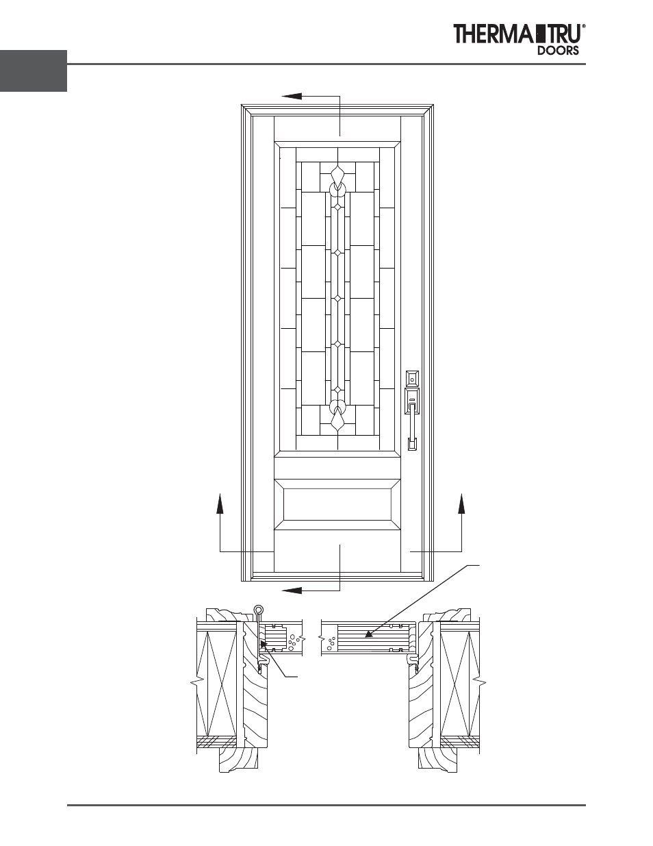 Classic-craft canvas style 8/0 | Therma-Tru ARCH 2 Architectural Details - U1 Revised User Manual | Page 38 / 98