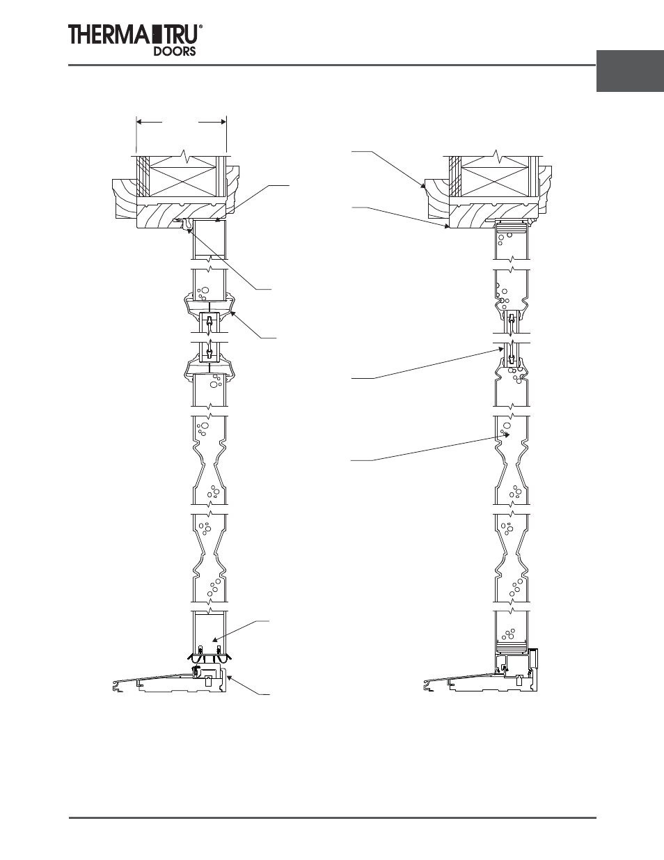Classic-craft mahogany | Therma-Tru ARCH 2 Architectural Details - U1 Revised User Manual | Page 41 / 98