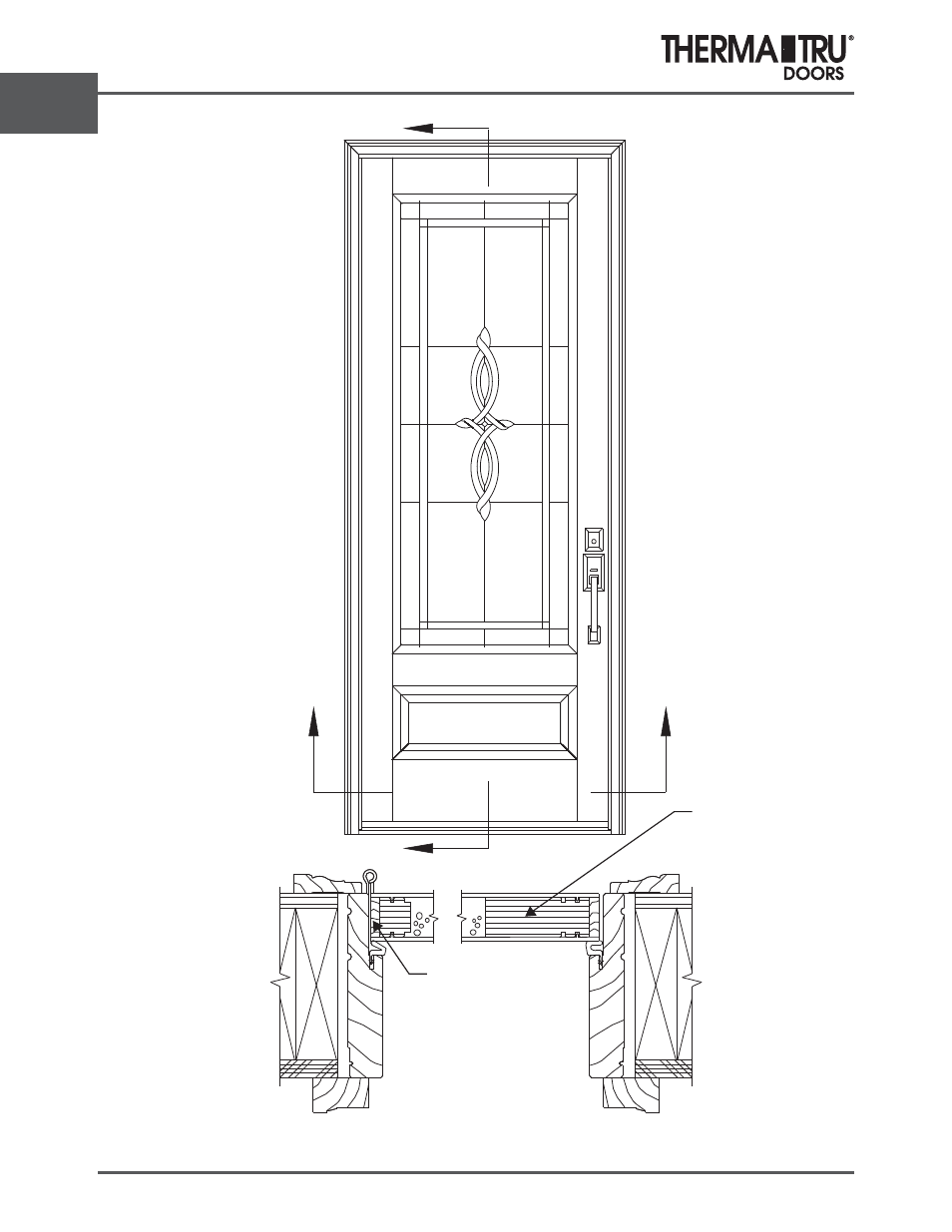 Classic-craft mahogany 8/0 | Therma-Tru ARCH 2 Architectural Details - U1 Revised User Manual | Page 42 / 98