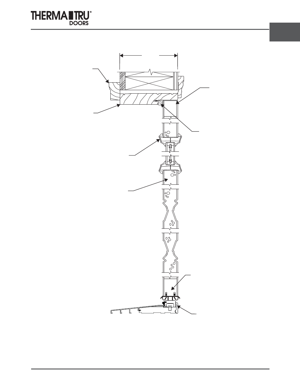 Classic-craft oak 8/0 | Therma-Tru ARCH 2 Architectural Details - U1 Revised User Manual | Page 47 / 98