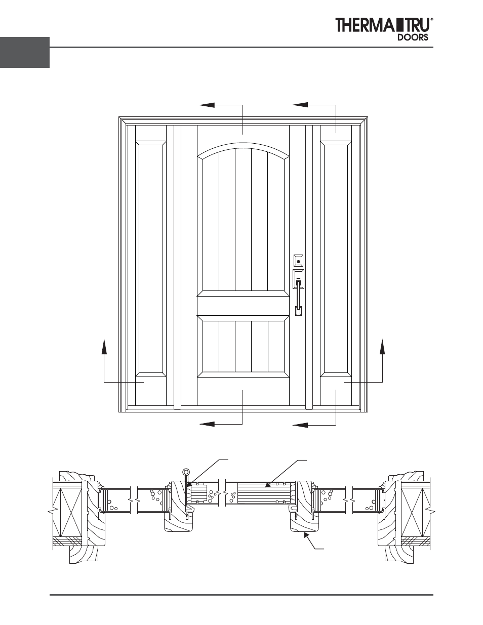 Classic-craft rustic | Therma-Tru ARCH 2 Architectural Details - U1 Revised User Manual | Page 48 / 98