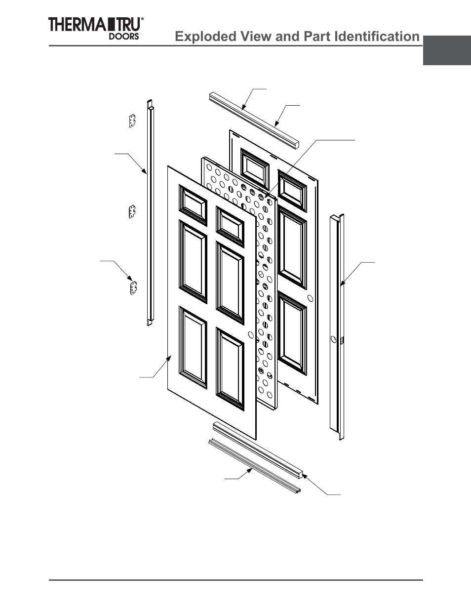 Classic-craft impact, Sorghg9lhzdqg3duw,ghqwl¿fdwlrq | Therma-Tru ARCH 2 Architectural Details - U1 Revised User Manual | Page 5 / 98