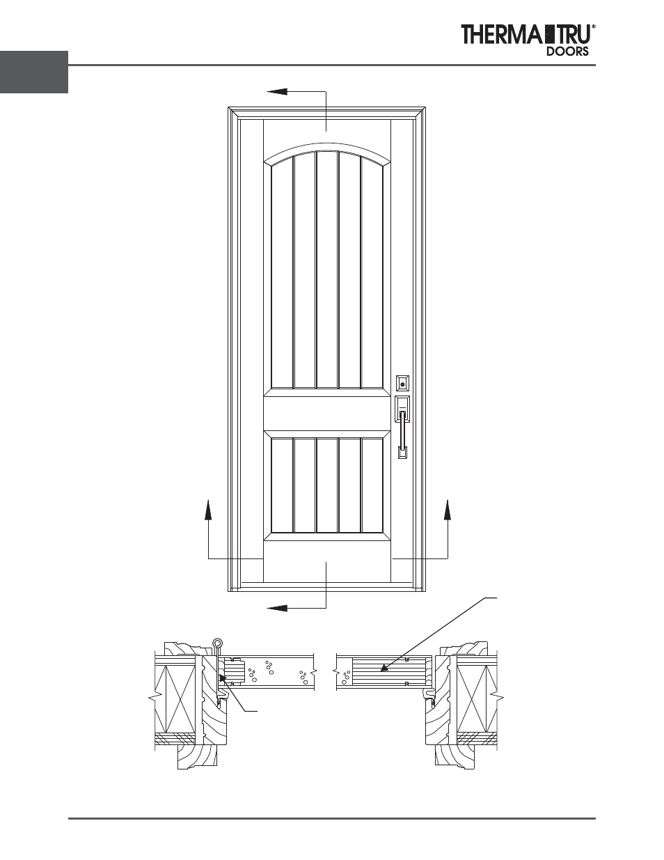 Classic-craft rustic 8/0 | Therma-Tru ARCH 2 Architectural Details - U1 Revised User Manual | Page 50 / 98