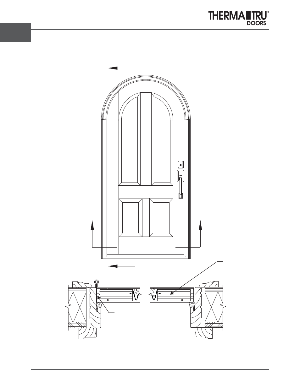 Classic-craft rustic impact | Therma-Tru ARCH 2 Architectural Details - U1 Revised User Manual | Page 58 / 98