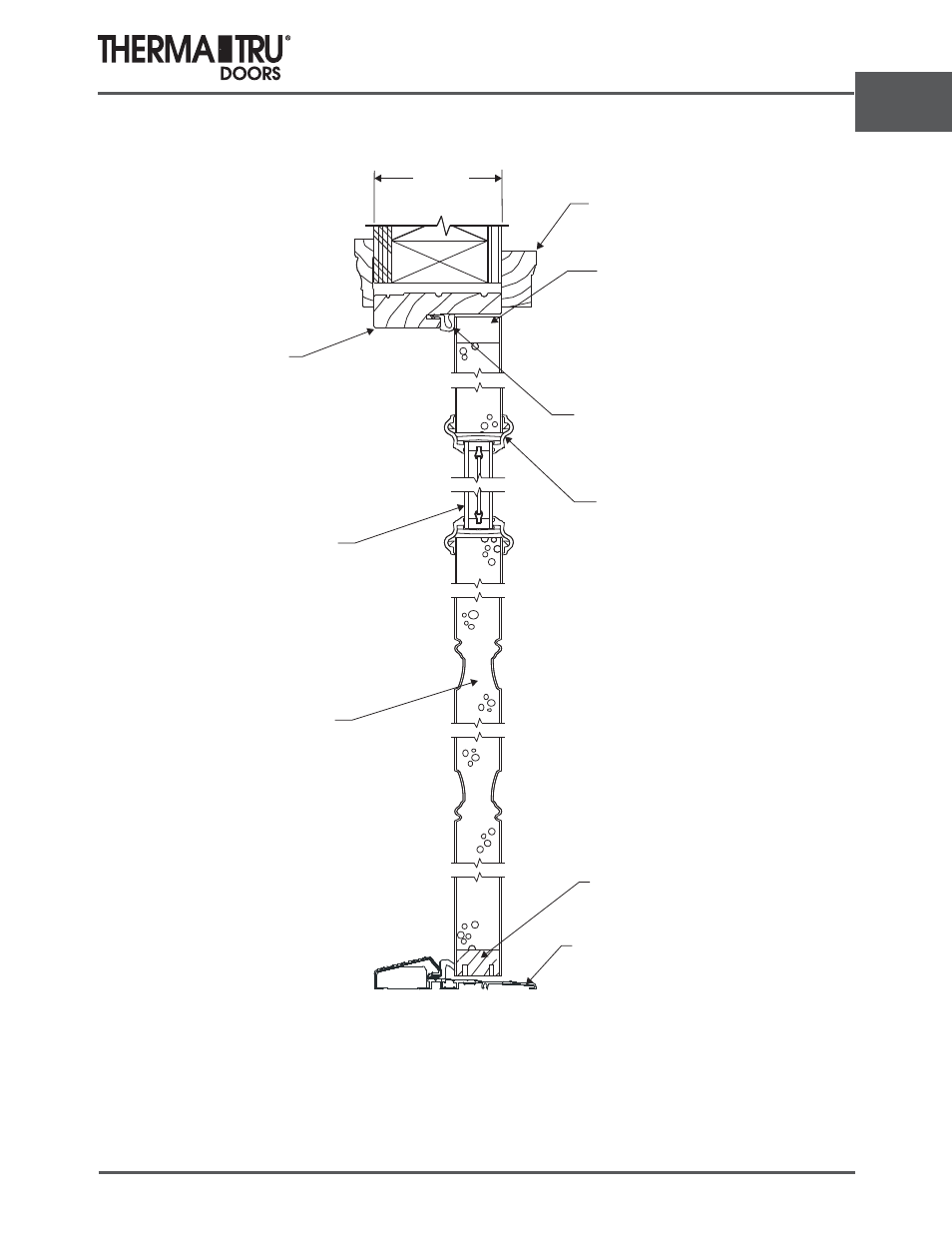 Fiber-classic mahogany | Therma-Tru ARCH 2 Architectural Details - U1 Revised User Manual | Page 61 / 98