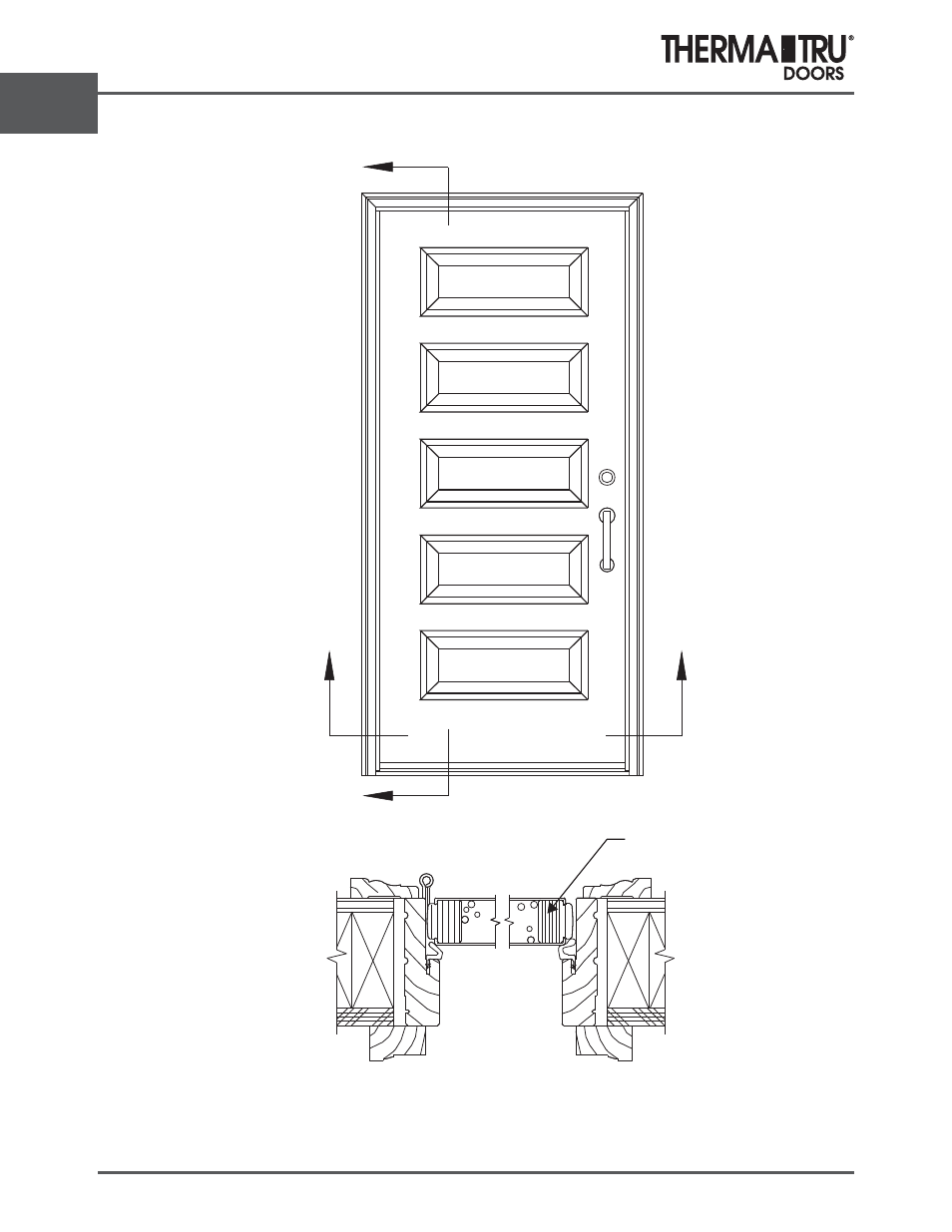 Fiber-classic oak designline | Therma-Tru ARCH 2 Architectural Details - U1 Revised User Manual | Page 66 / 98