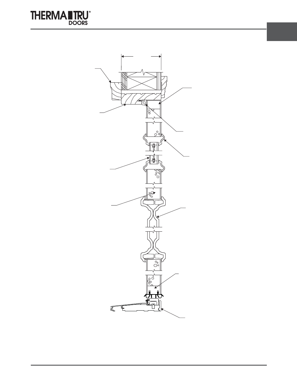 Fiber-classic oak 8/0 | Therma-Tru ARCH 2 Architectural Details - U1 Revised User Manual | Page 71 / 98