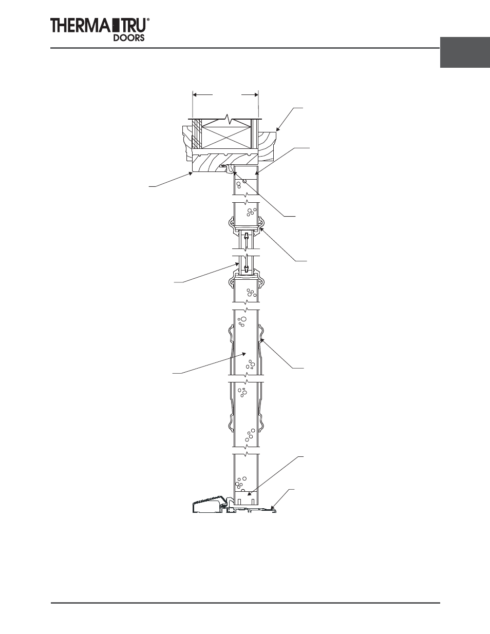 Smooth-star raised panel | Therma-Tru ARCH 2 Architectural Details - U1 Revised User Manual | Page 77 / 98