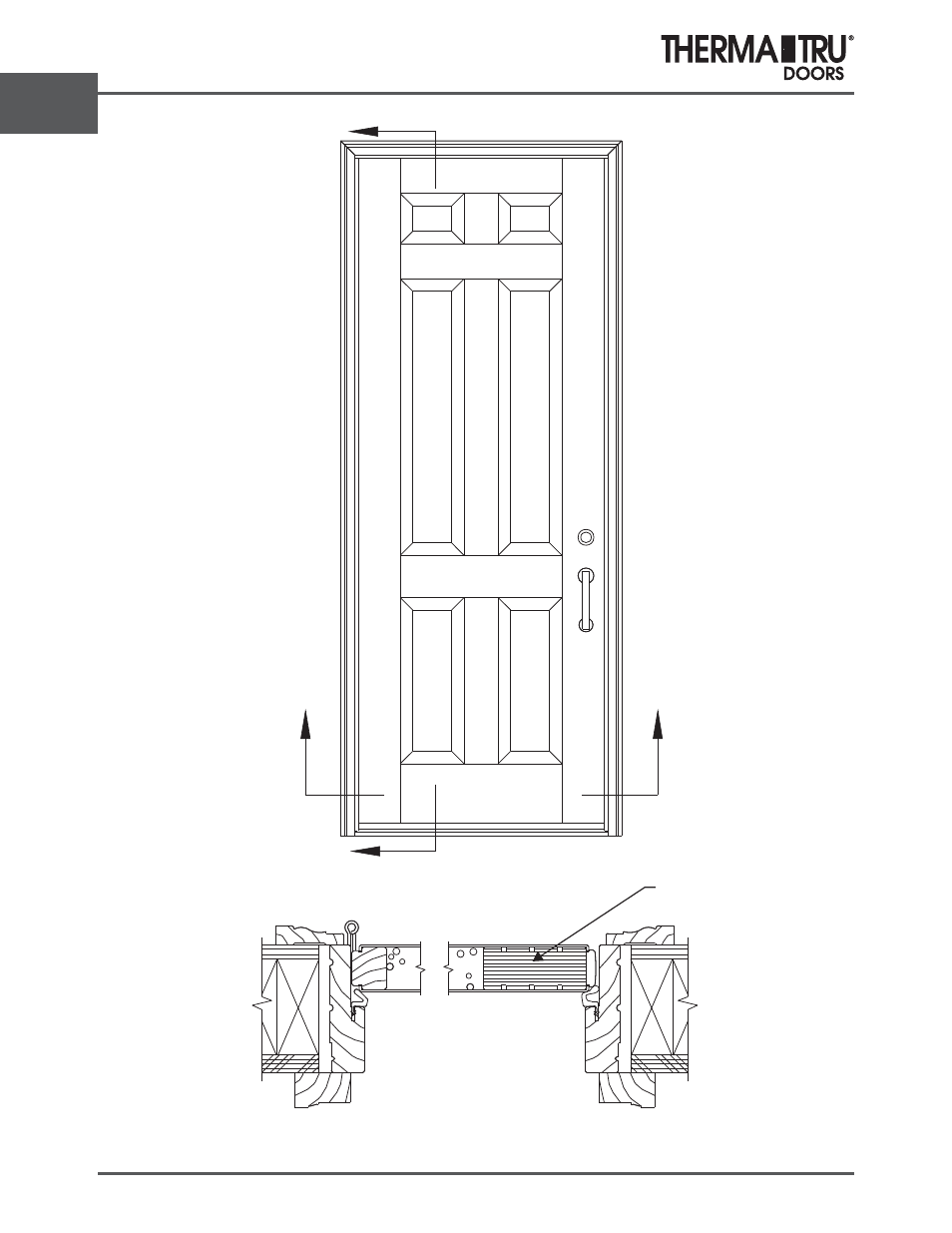 Smooth-star 8/0 | Therma-Tru ARCH 2 Architectural Details - U1 Revised User Manual | Page 82 / 98