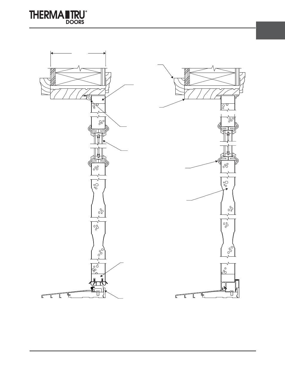 Traditions | Therma-Tru ARCH 2 Architectural Details - U1 Revised User Manual | Page 89 / 98